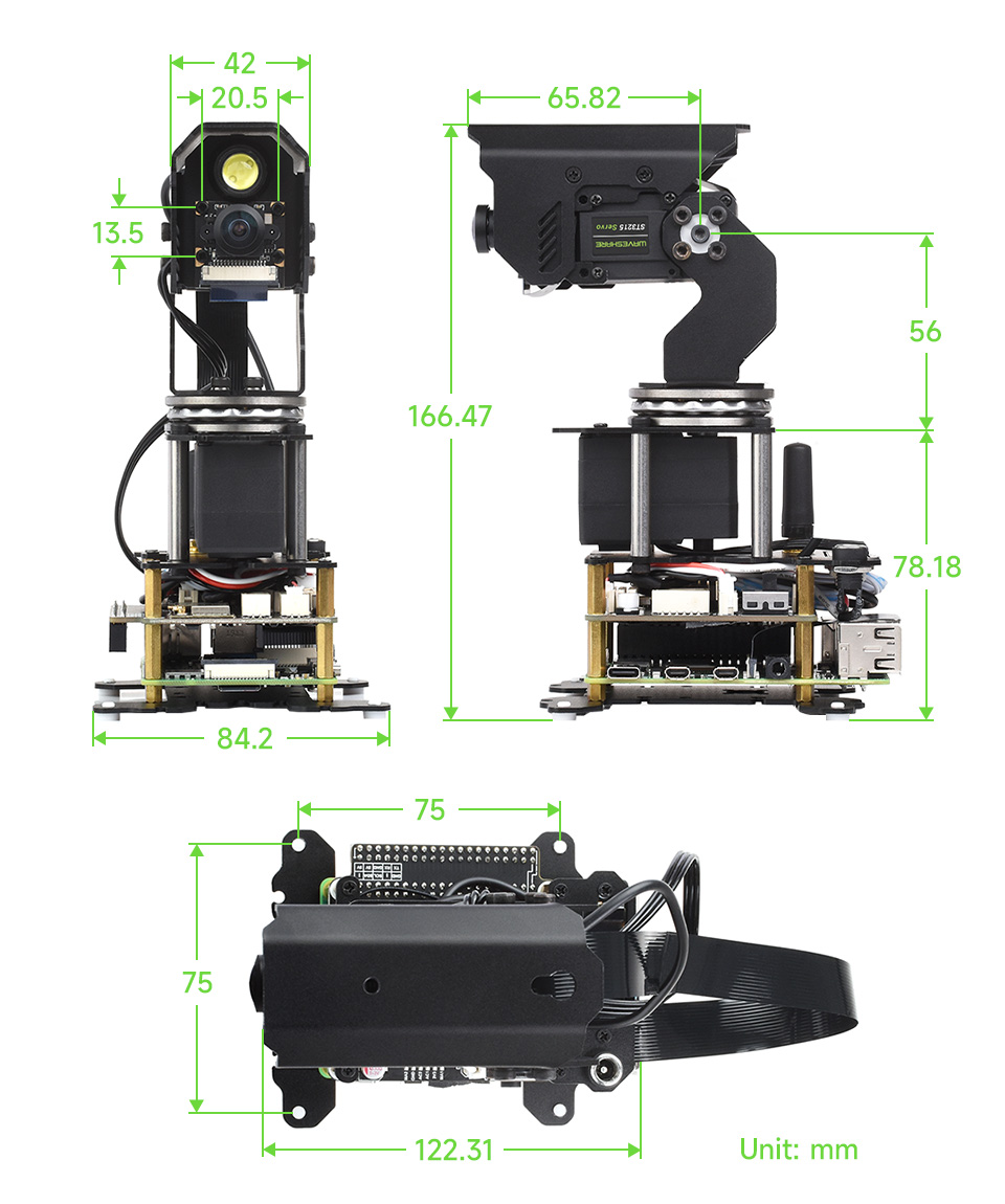2-Axis-Pan-Tilt-Camera-Module-details-size