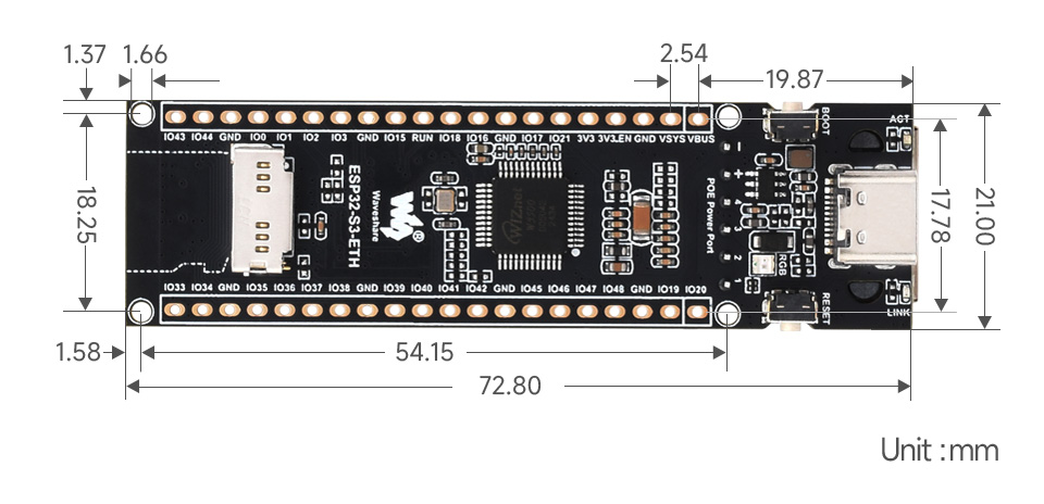 ESP32-S3-ETH-details-size