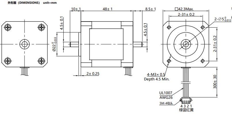 JK42HS48-1504B-dimensions