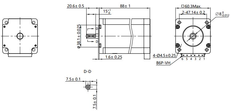 JK60HS88-4004A-dimensions