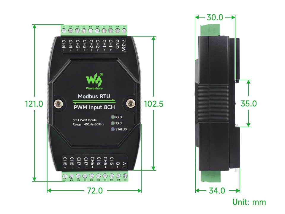 Modbus-RTU-PWM-Input-8CH-details-size