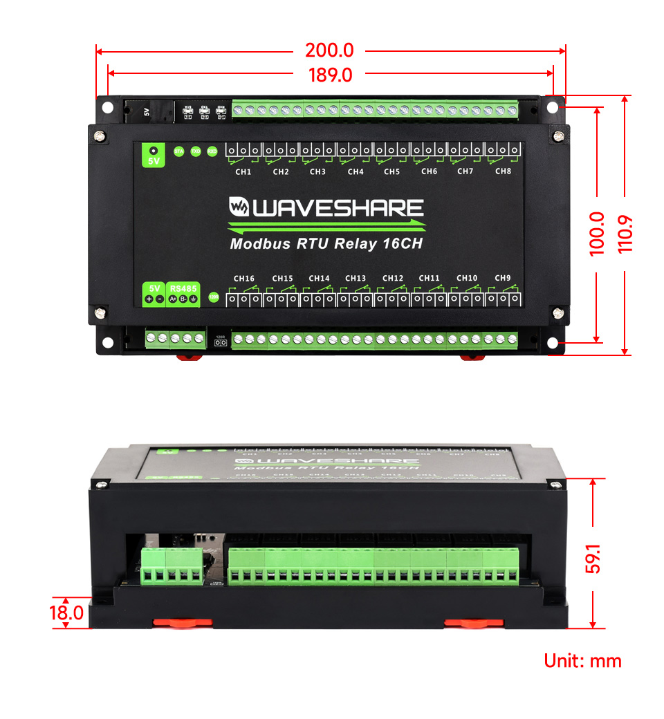 Modbus-RTU-Relay-16CH-details-size