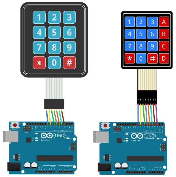 arduino keypad kullanımı