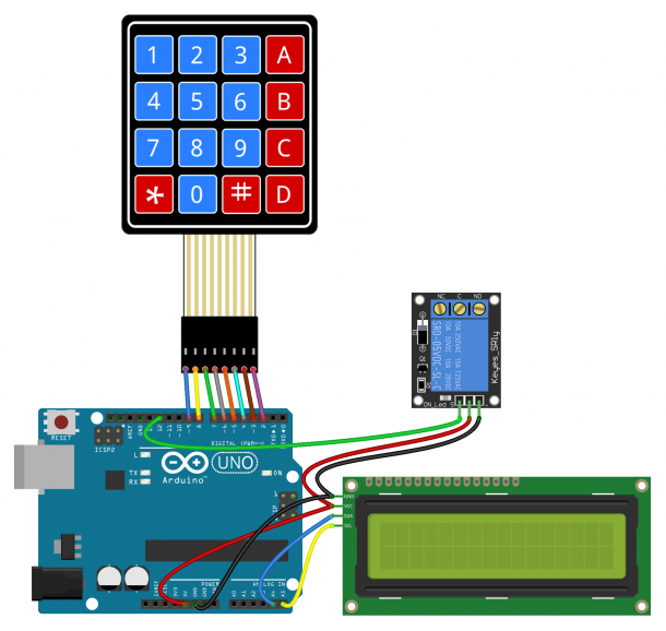 arduino keypad kilit