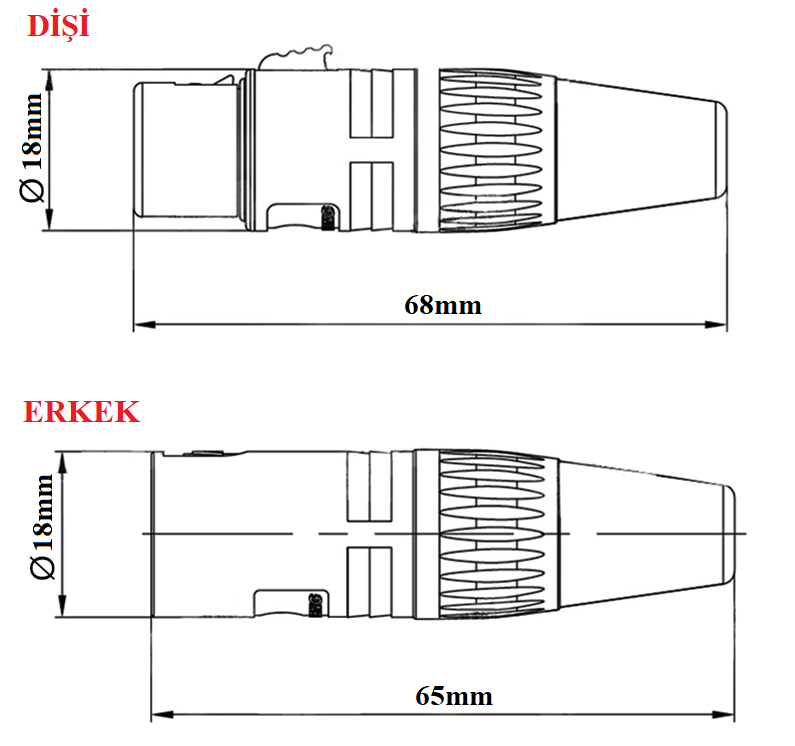 Canon / XLR 3 Pin Jack