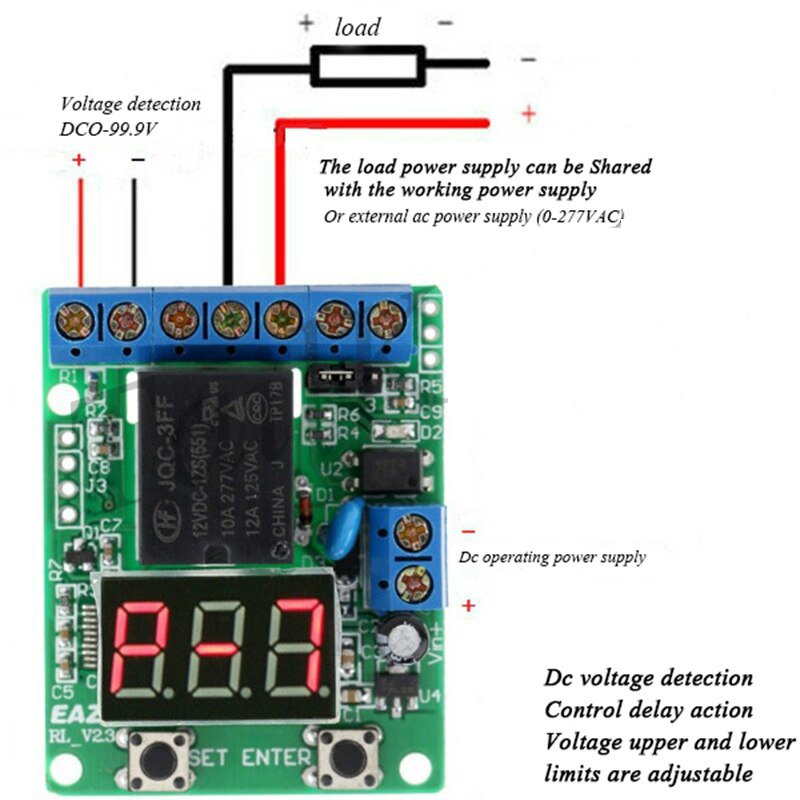DC 12V Charge Discharge Protection Circuit