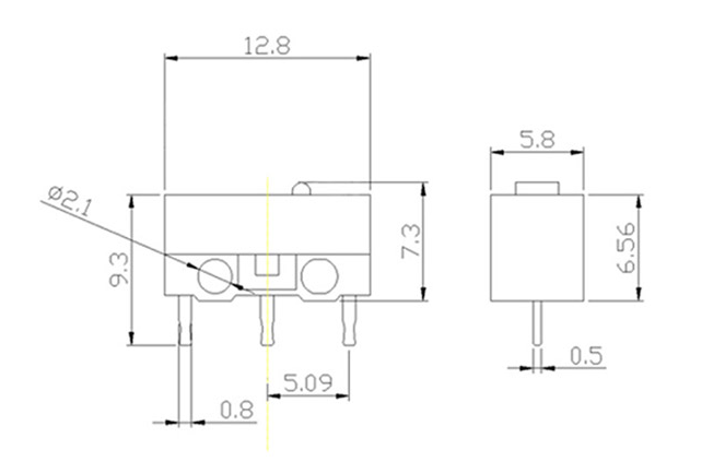 DM1-00P-130G Micro Switch