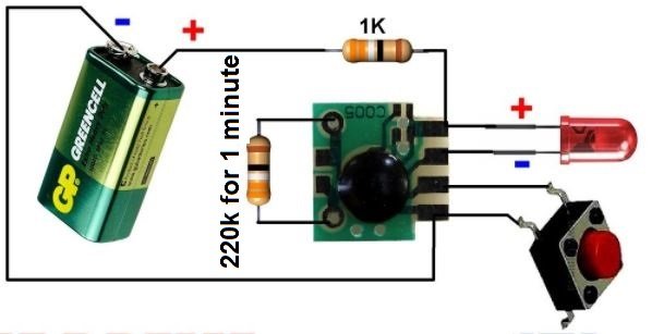 Delay Triggering and Timing Module 2sec - 1000 hours