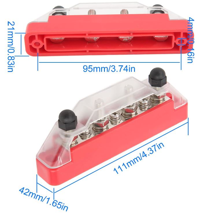 Power Distribution Block Dimension