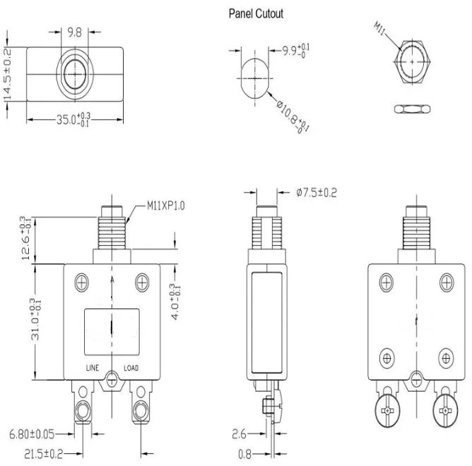 jmb-74-series-dimensions