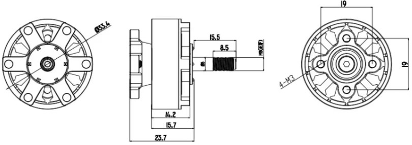 kn2808-1100kv-dimensions