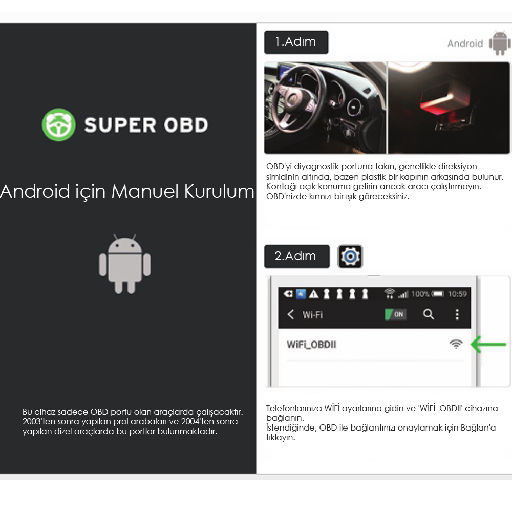 OBD2 Elm 327 Wifi Fault Detection Device