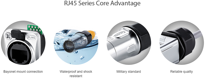 LP- 16 RJ45 Series Waterproof Connector