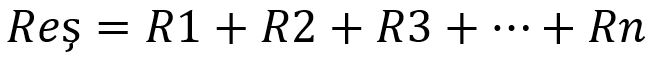 Formula for series resistors