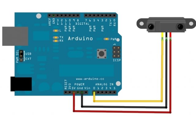Sharp Sensör Arduino Bağlantı