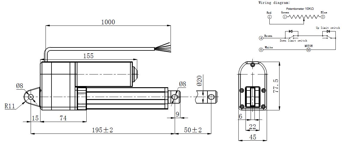 sla019-lineer-motor-50mm-dimensions