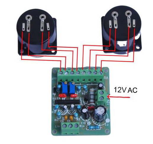 TA7318P 12V VU Metre Sürücü Kartı