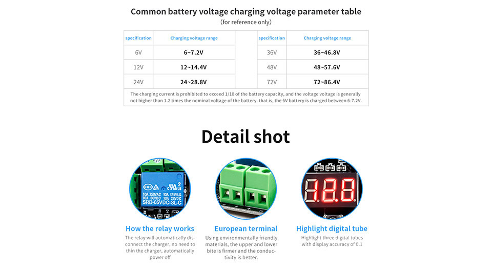 VHM-008 Battery Battery Charge - Discharge Circuit